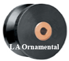 4" Hard Plastic (UHMW) V-Groove Wheel .(Single)