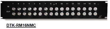 DITEK Rack Mount CCTV Video Surge Protector Protection Type COAXITRON 6.8VDC