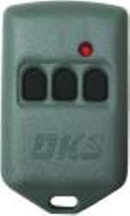 Doorking Clickers, Doorking MicroClik Transmitters, DKS Remote Control - Three Buttom Remote