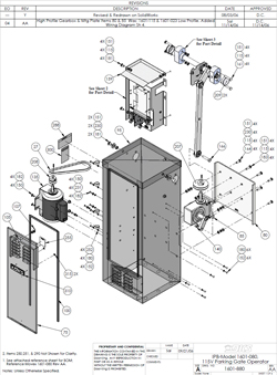Doorking Arm Barrier Operator Parts - 1601 (View 1)