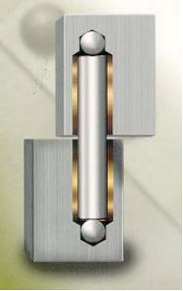 Elite Power Hinge 3 - Aluminum / Aluminum Gate Hinge