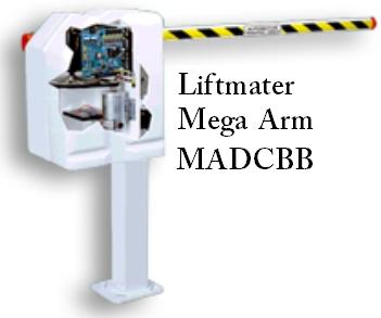 Liftmaster MEGA ARM Pedestal High Traffic Performance Commercial DC Barrier Arm Gate Operator 