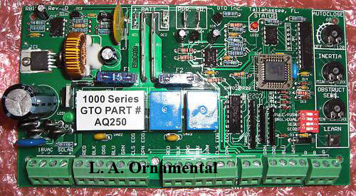 Mighty Mule AQ250 PC Board, Mighty Mule Circuit Control Board AQ250