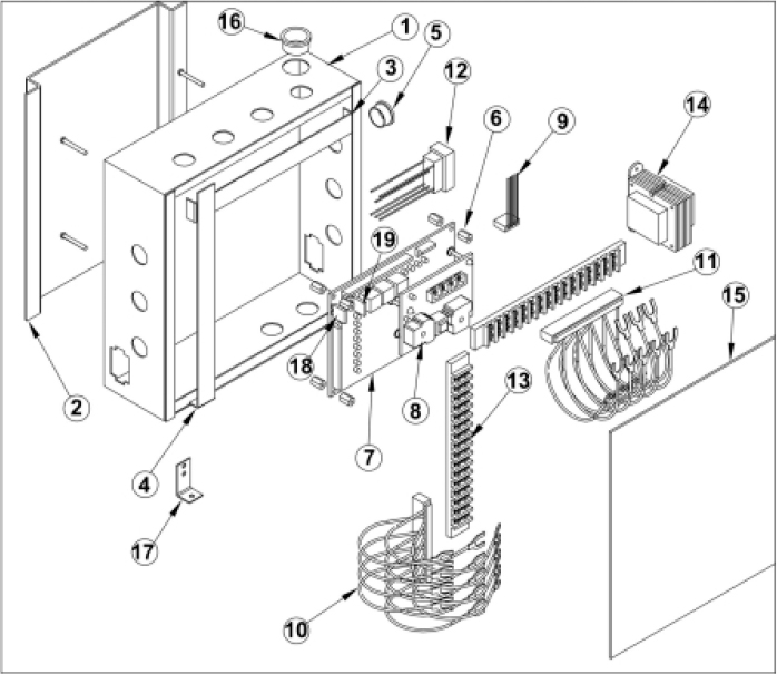OSCO Slide Gate Opener Parts - GSLG-A Single Phase Control Box