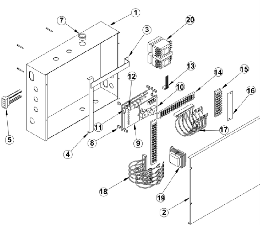 OSCO Slide Gate Opener Three Phase Control Box Parts - HSLG