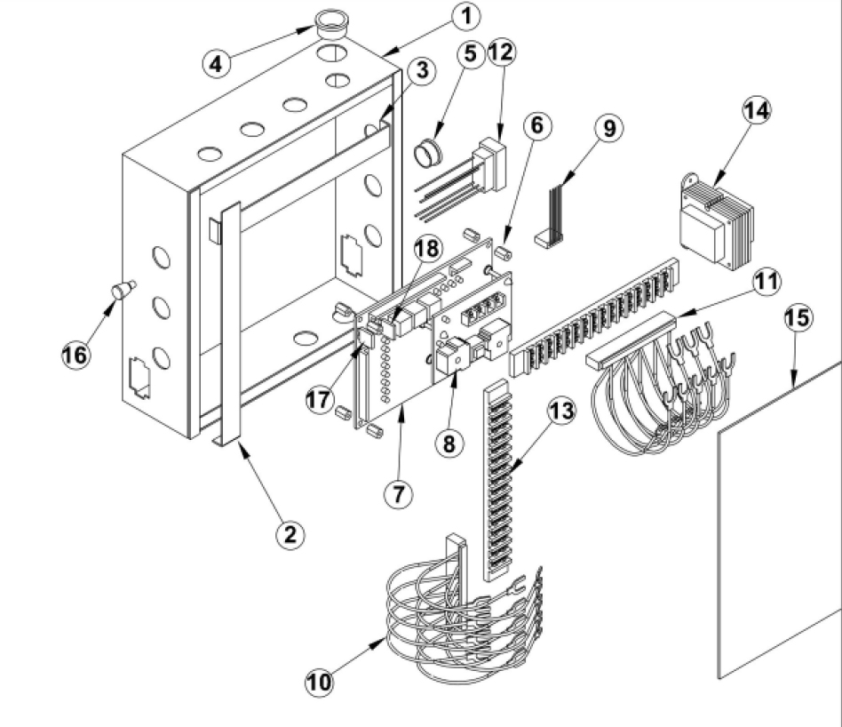 OSCO Arm Barrier Operator Control Box Parts - SG