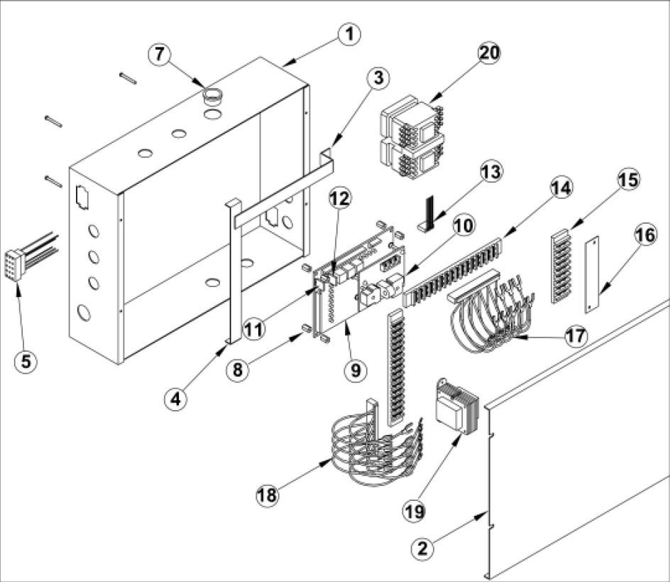 OSCO Swing Gate Three Phase Control Box Parts - SWG