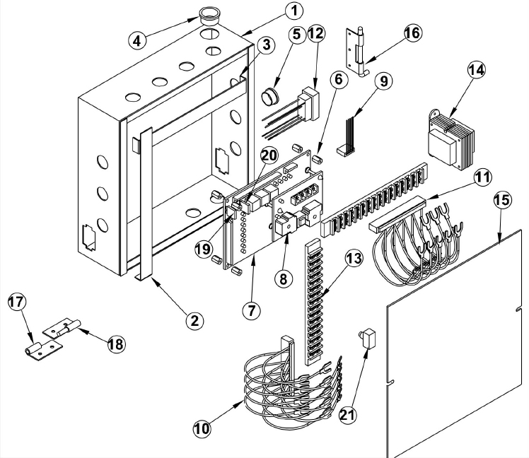 OSCO Swing Gate Operator Control Box Parts - SWR