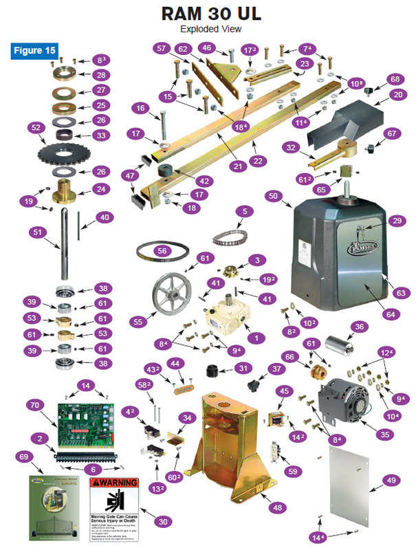 Ramset Operator Parts - RAM 30 Operator
