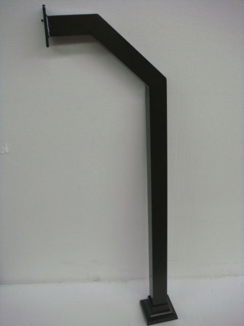 Standard GooseNeck Pedestal - Aluminum - Bronze - Direct Burial