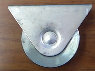 4" Inch Steel V Groove Wheel V Groove Gate Wheels with Bracket