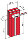 FAAC 640 Commercial Traffic Control Opener-FAAC 640 Arm Barrier Opener