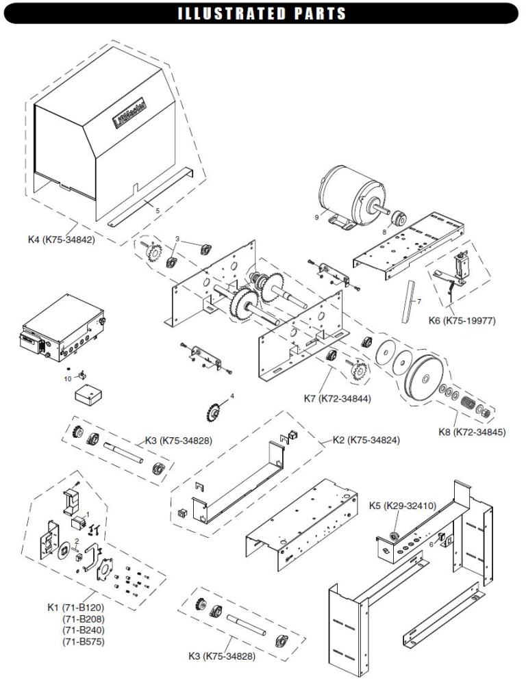 Liftmaster SL575 Parts, Liftmaster SL575 Gate Operator Replacement Parts