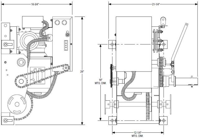 PowerMaster Over Head Door Openers CGH Model chamberlain garage door opener schematic 