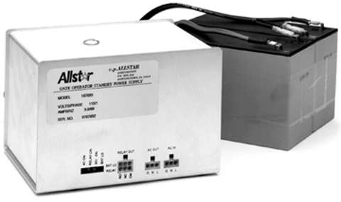 Allstar Stand-By Power Battery backup Gate Operators-500 WattsSystem