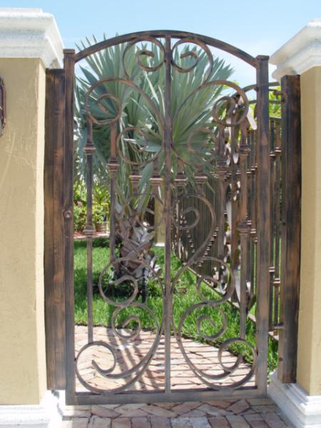 Garden Aluminum Gate-Garden Decorative Aluminum Gate