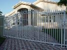 Traditionally Modern Driveway Gate