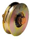4" Inch Steel V Groove Wheel V Groove Gate Wheels NO Bracket