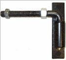 5/8 J-Bolt Adjustible Heavy Duty Hinge For Heavy Gates (pair)