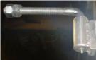 5/8" J-bolt Hinge Adjustible Heavy Duty Gate Hinge Aluminum (PAIR)